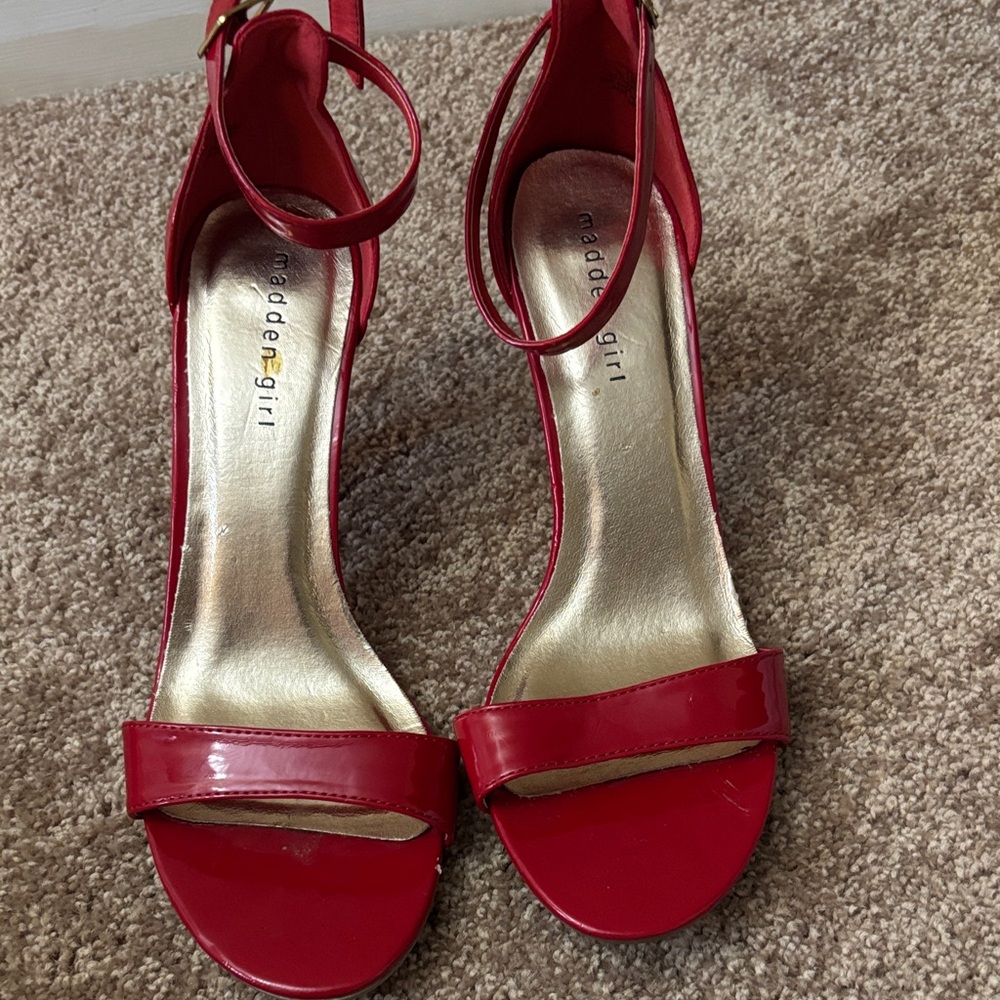 Madden Girl Bold Red Heels